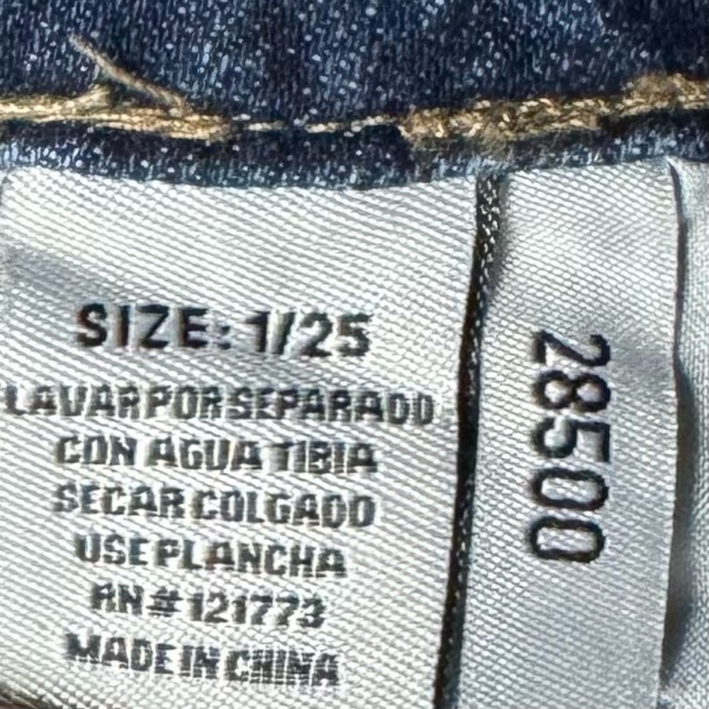 Flare Medium Wash Bootcut Low Rise Jeans Y2K Vintage 70s Indie Boho Size 25 - Picture 5 of 14
